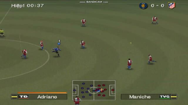 FASTEST GOAL IN PES 6: ADRIANO'S AMAZING LONG SHOT
