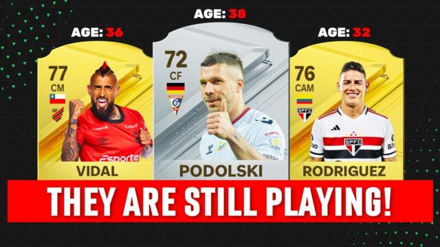 Footballers You Didn't Know Were Still Playing! 😲🤨 ft. Vidal, Rodriguez, Podolski...