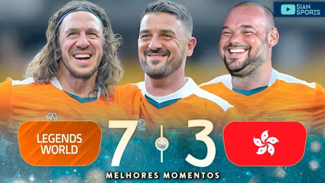 SNEIJDER, PUYOL, DAVID VILLA AND OTHER STARS GIVEN A SHOW IN A HISTORIC MATCH WITH THE LEGENDS