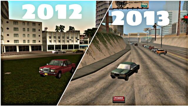 Evolution Of Admiral car In GTA Mobile games 2012-2014