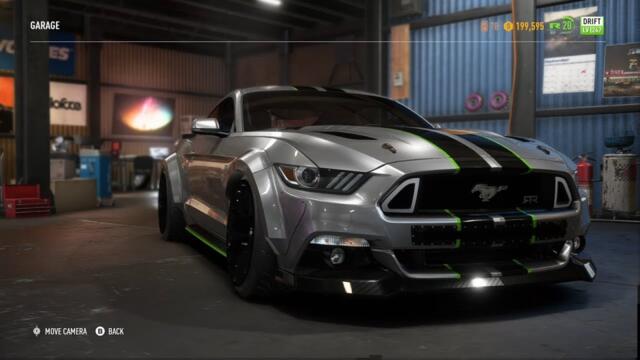 Need for Speed: Payback - Customization - Ford Mustang RTR - Gameplay