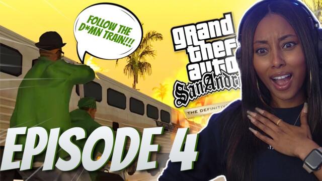 CJ and the Train || Grand Theft Auto: San Andreas Definitive Edition PS5 (Episode 4)