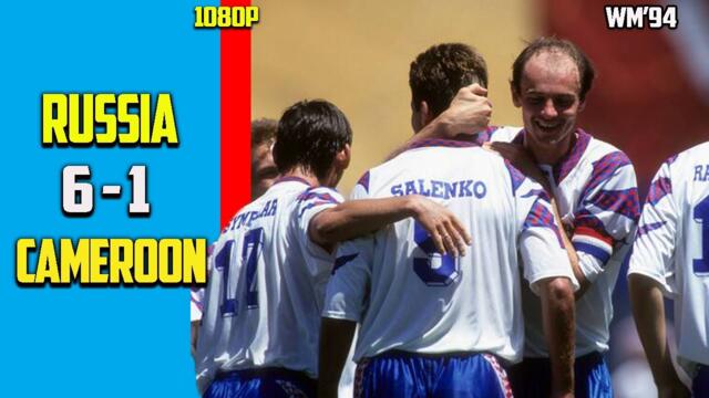 The day Salenko broke records by scoring five goals in the Cameroon 1 vs 6 Russia World Cup 94 match