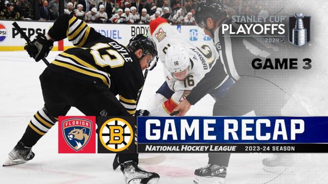 Gm 3: Panthers @ Bruins 5/10 | NHL Highlights | 2024 Stanley Cup Playoffs