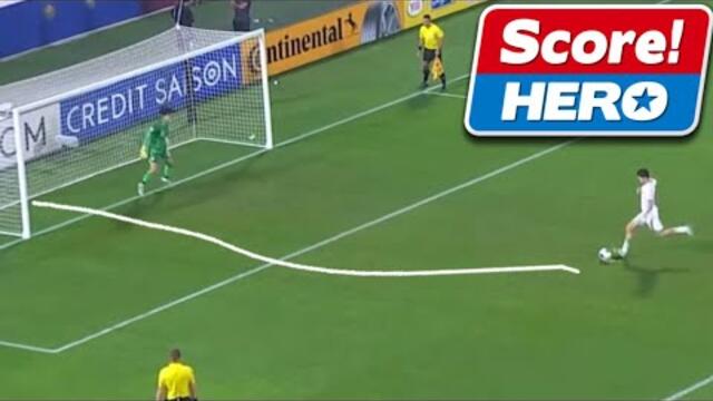 Indonesia’s penalty but I tried to make it like Score Hero