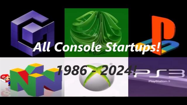 All Xbox, PlayStation and Nintendo Console Startups! (1983 - 2024) 1st Version