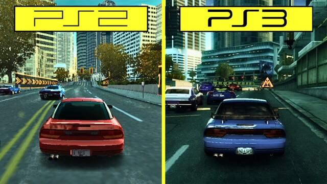 Need For Speed: Undercover PS2 vs PS3 Graphics Comparison