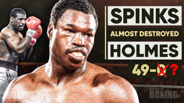 When Undefeated KO Artist Challenged Larry Holmes! It was unforgettable.