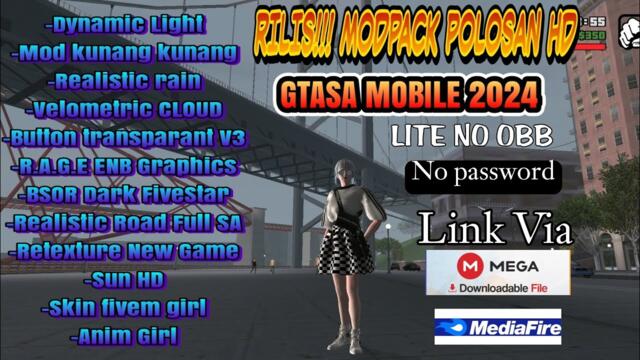 [RELEASE] Modpack Polosan Lite HD 2024 | Gtasa Android | Support Android os13+
