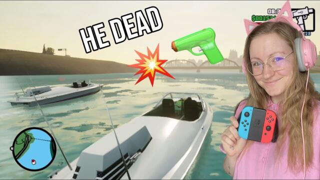 Drive-by ON A BOAT 🛥️⚠️ GTA: San Andreas playthrough