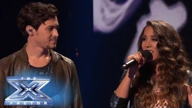 Top 3: Alex &amp; Sierra Sing &quot;Bleeding Love&quot; with Leona Lewis - THE X FACTOR USA 2013