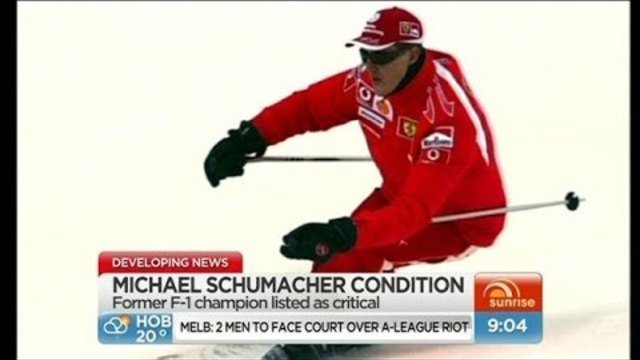 Шумахер в кома след инцидент (Schumacher in coma after skiing accident)