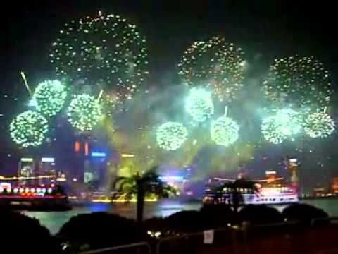Hong Kong New Year Fireworks 2014