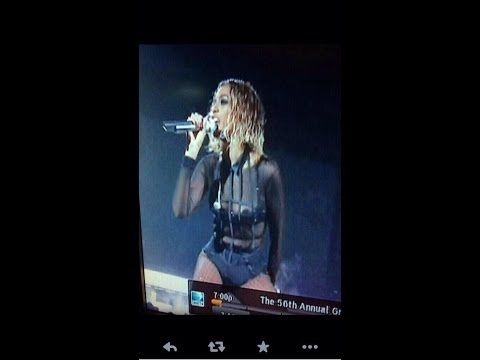 BEYONCE NIPPLE SLIP Beyonce Jay Z Drunk in Love Live Grammys 2014 - Beyonce Wardrobe Malfunction