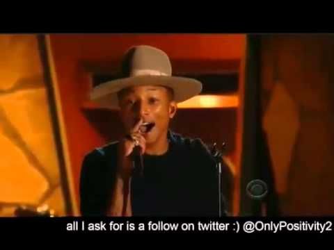 Pharrell Williams, Stevie Wonder and Daft Punk Grammy's Performance 2014