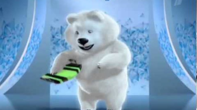 Белый медведь - Талисман Олимпиады в Сочи-2014 Polar bear mascot of the Sochi Olympics 2014