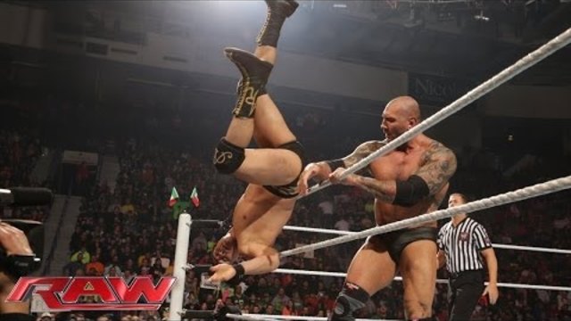 Batista vs. Alberto Del Rio: Raw, Feb. 24, 2014