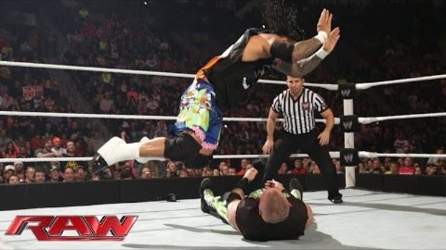 The Usos vs. The New Age Outlaws: Raw, Feb. 24, 2014