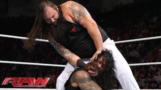 Roman Reigns vs. Bray Wyatt: Raw, Feb. 24, 2014