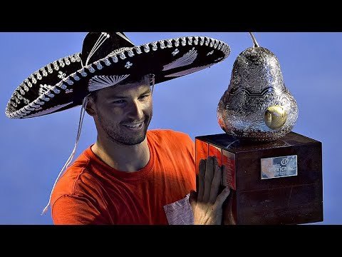 Григор Димитров триумфира в Акапулко - Grigor Dimitrov vs Kevin Anderson Acapulco 2014 Highlights