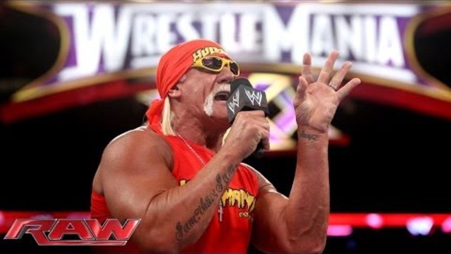 Hulk Hogan announces The Andre the Giant Memorial Battle Royal: Raw, March 10, 2014