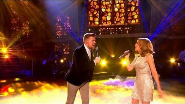 Kylie Minogue &amp; Jamie Johnson sing 'There Must Be an Angel' - The Voice UK 2014: The Final - BBC