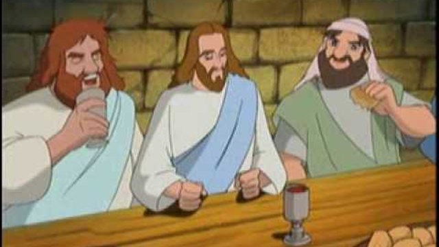 Тайната Вечеря и Възкресението! 2014 Анимация с Библейски Герои!