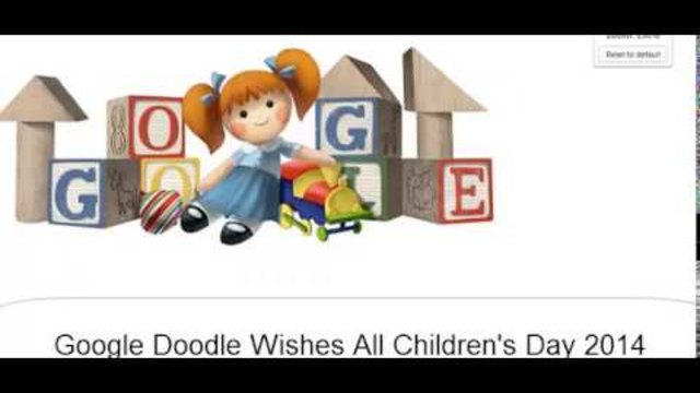 Ден на Детето е! (01.06.2014) Google Doodle Happy Children's Day