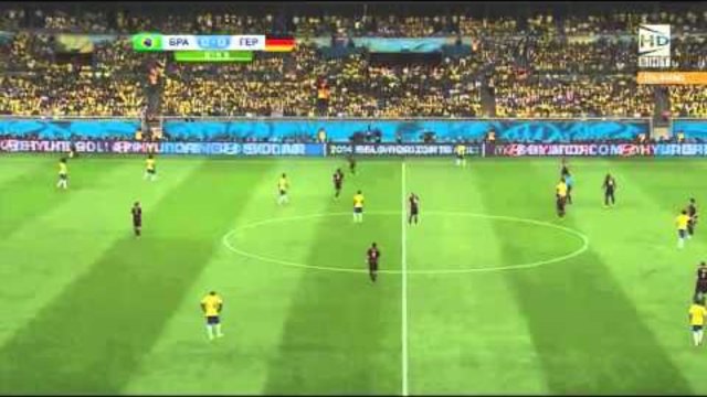 Футбол Бразилия - Германия 2014 - Първо полувреме Част 2/5