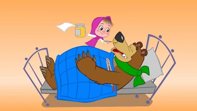 Маша и Мечока - Когато всички са в къщи! - Анимации за Деца (31 серия)