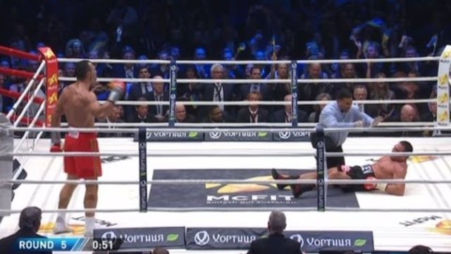 Klitschko vs Pulev 5 Round knockout \ Кличко Пулев 5 раунд нокаут