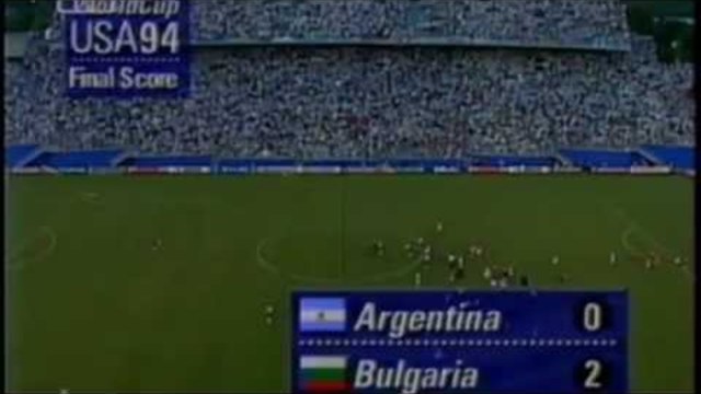 Футбол Аржентина - България 1994 - Целият мач