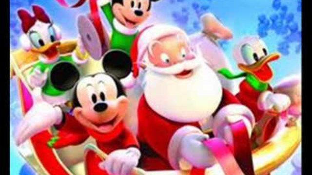 Весели празници от Google.Коледна песен с анимационните герои на Walt Disney