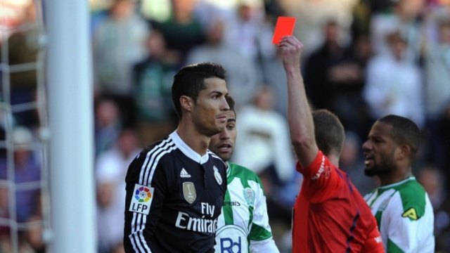 Червен картон за Роналдо и късна дузпа за Реал Мадрид
