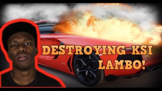 Destroying KSI's Lamborghini Prank!!