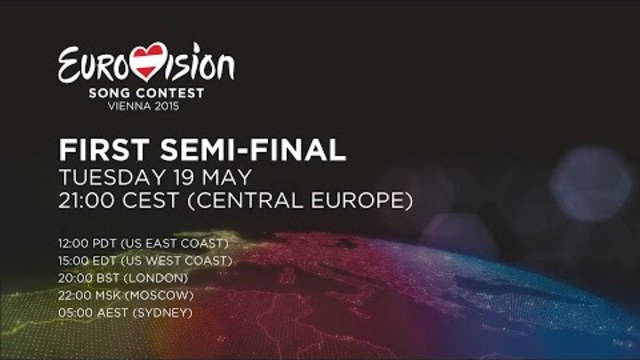 Евровизия 2015 полуфинал 1 Eurovision Song Contest: Semi-Final 1