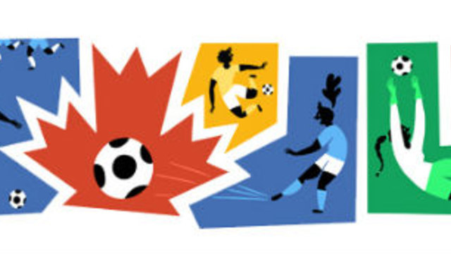Световното първенство по футбол за жени  -  Открий Гледай Сподели (05.06.2015) с Google Doodle