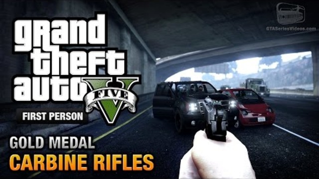 GTA 5 - Мисия #12 - Carbine Rifles [First Person Gold Medal Guide - PS4]