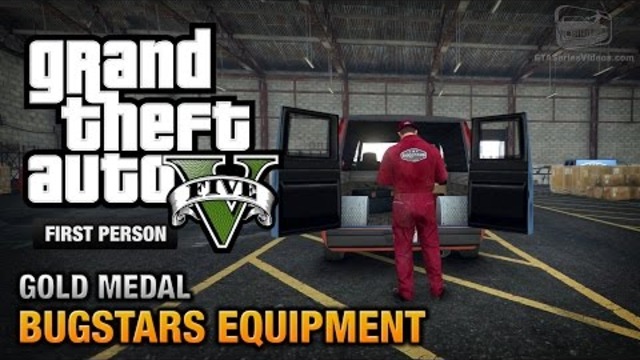 GTA 5 - Мисия #14 - Bugstars Equipment [First Person Gold Medal Guide - PS4]