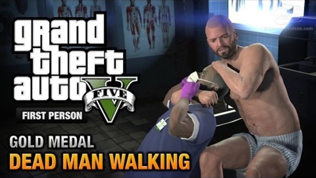 GTA 5 -  Мисия#23 - Dead Man Walking [First Person Gold Medal Guide - PS4]