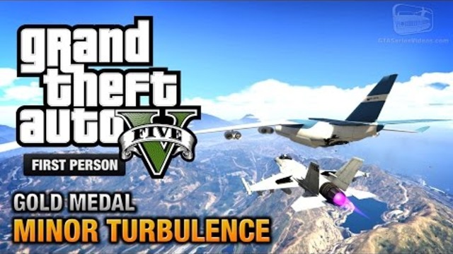 GTA 5 -Мисия  #47 - Minor Turbulence [First Person Gold Medal Guide - PS4]