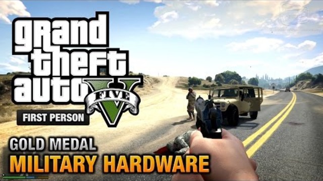 GTA 5 - Мисия #51 - Military Hardware [First Person Gold Medal Guide - PS4]
