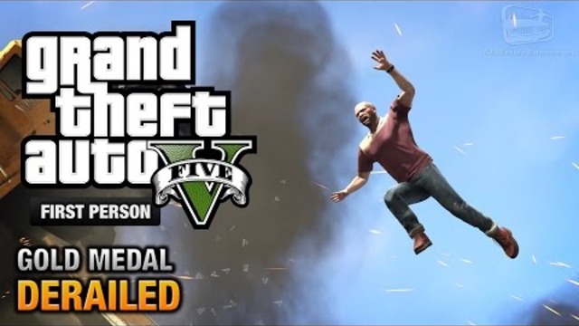 GTA 5 - Мисия #53 - Derailed [First Person Gold Medal Guide - PS4]