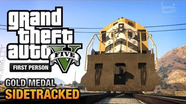 GTA 5 - Мисия #78 - Sidetracked [First Person Gold Medal Guide - PS4]