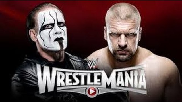 WWE Wrestlemania 31 Sting vs Triple H
