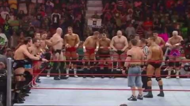 WWE: John Cena &amp; Randy Orton Battle the Entire RAW Roster