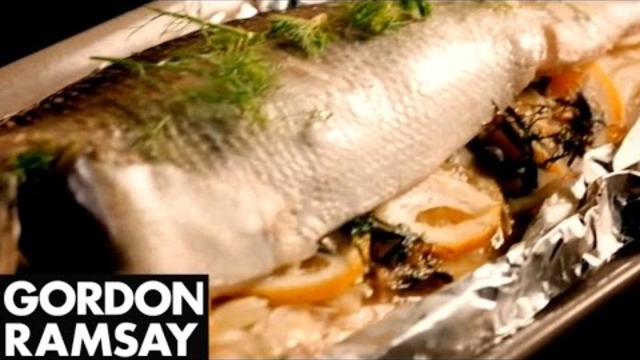 Seabass With Fennel, Lemon &amp; Capers - Gordon Ramsay