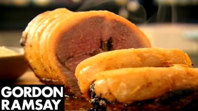 Stuffed Lamb With Spinach &amp; Pine Nuts - Gordon Ramsay