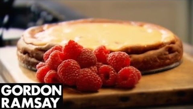 Baked Raspberry and Lemon Cheesecake - Gordon Ramsay