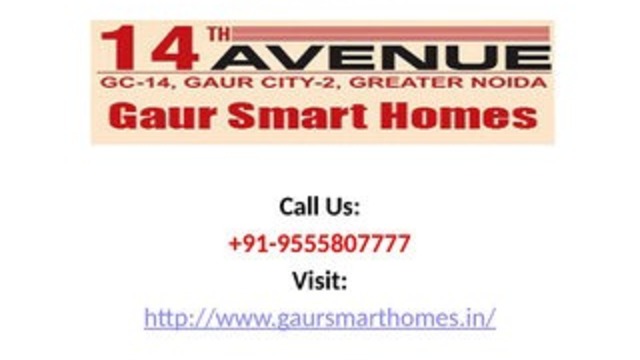 Gaur Smart Homes 1 BHK,2 BHK and 3 BHK Aparments